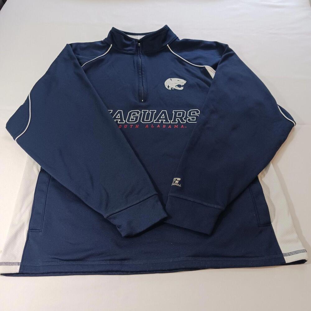 Russell Athletic Dri-Power South Alabama Jaguars Men's Blue & White Sweatshirt L
